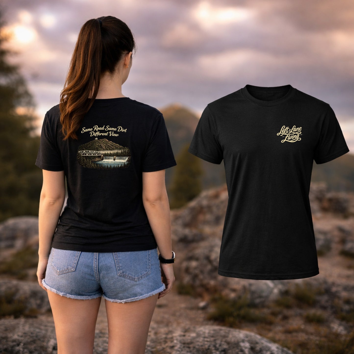Same Road Same Dirt Different View - Ridge Roots Apparel