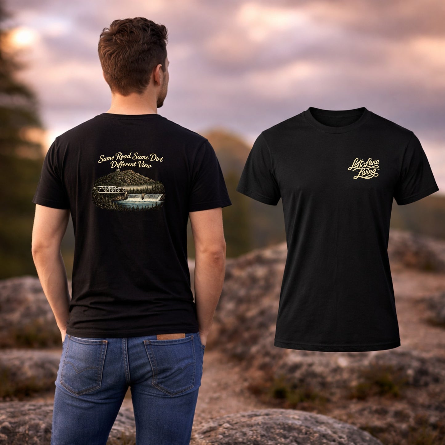 Same Road Same Dirt Different View - Ridge Roots Apparel