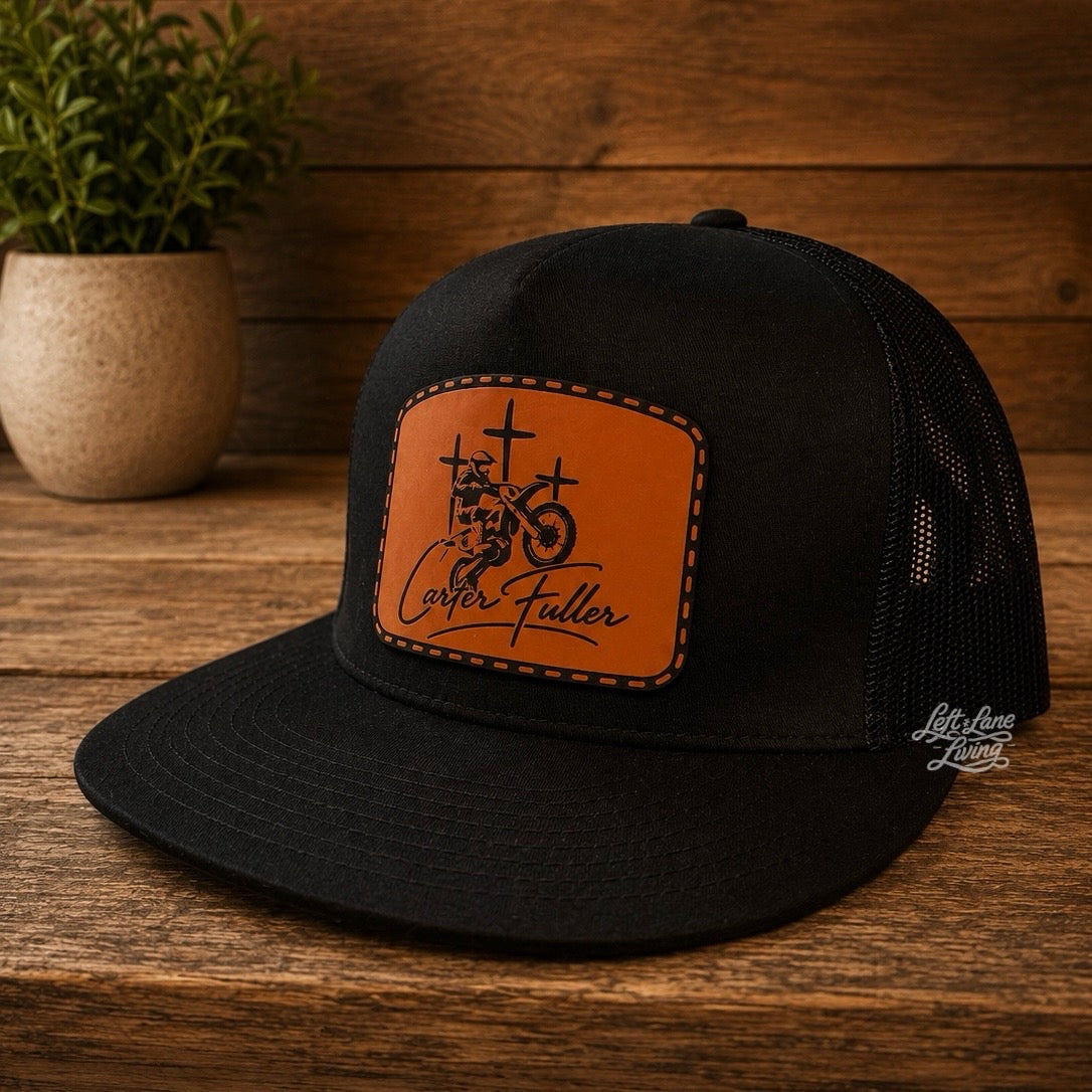 Carter Leather Patch Hat